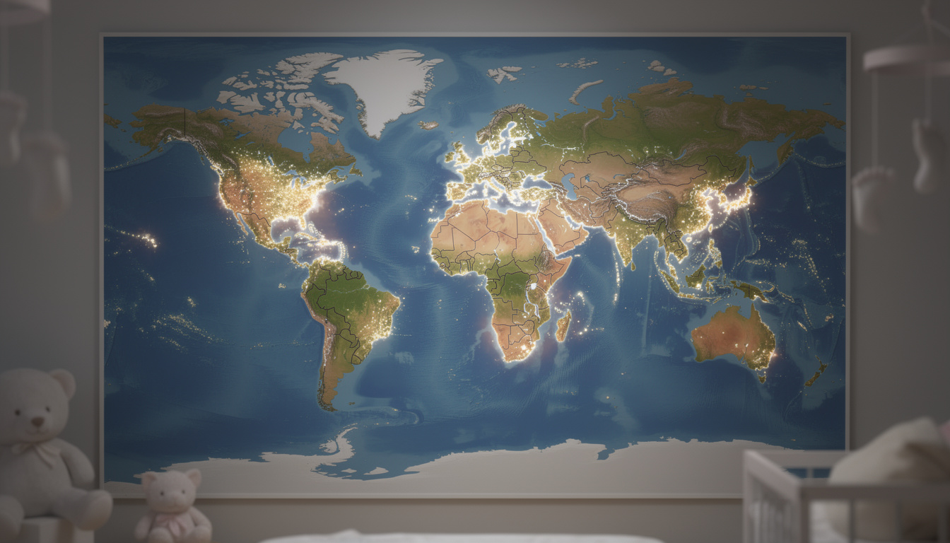 découvrez baby map, l'outil fascinant qui permet de suivre en temps réel les naissances à travers le monde, captivant ainsi des milliers d'internautes.